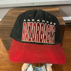 VTG Arkansas Razorbacks Football 100th Anniversary Snapback Baseball Cap